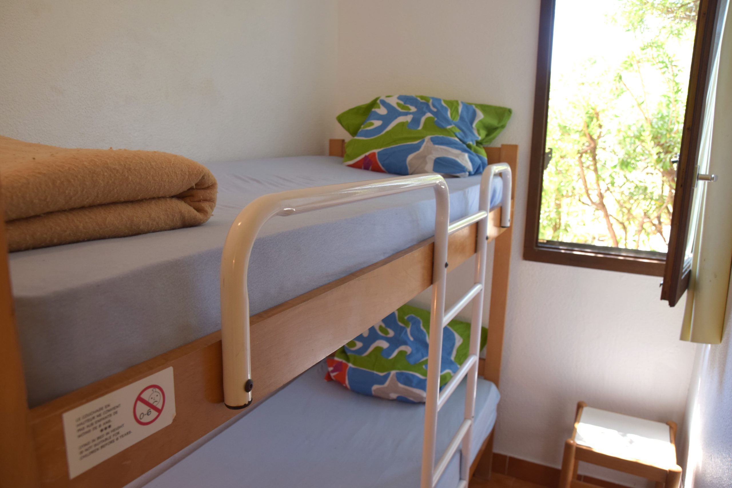 La chambre enfant avec ses 2 lits superposés