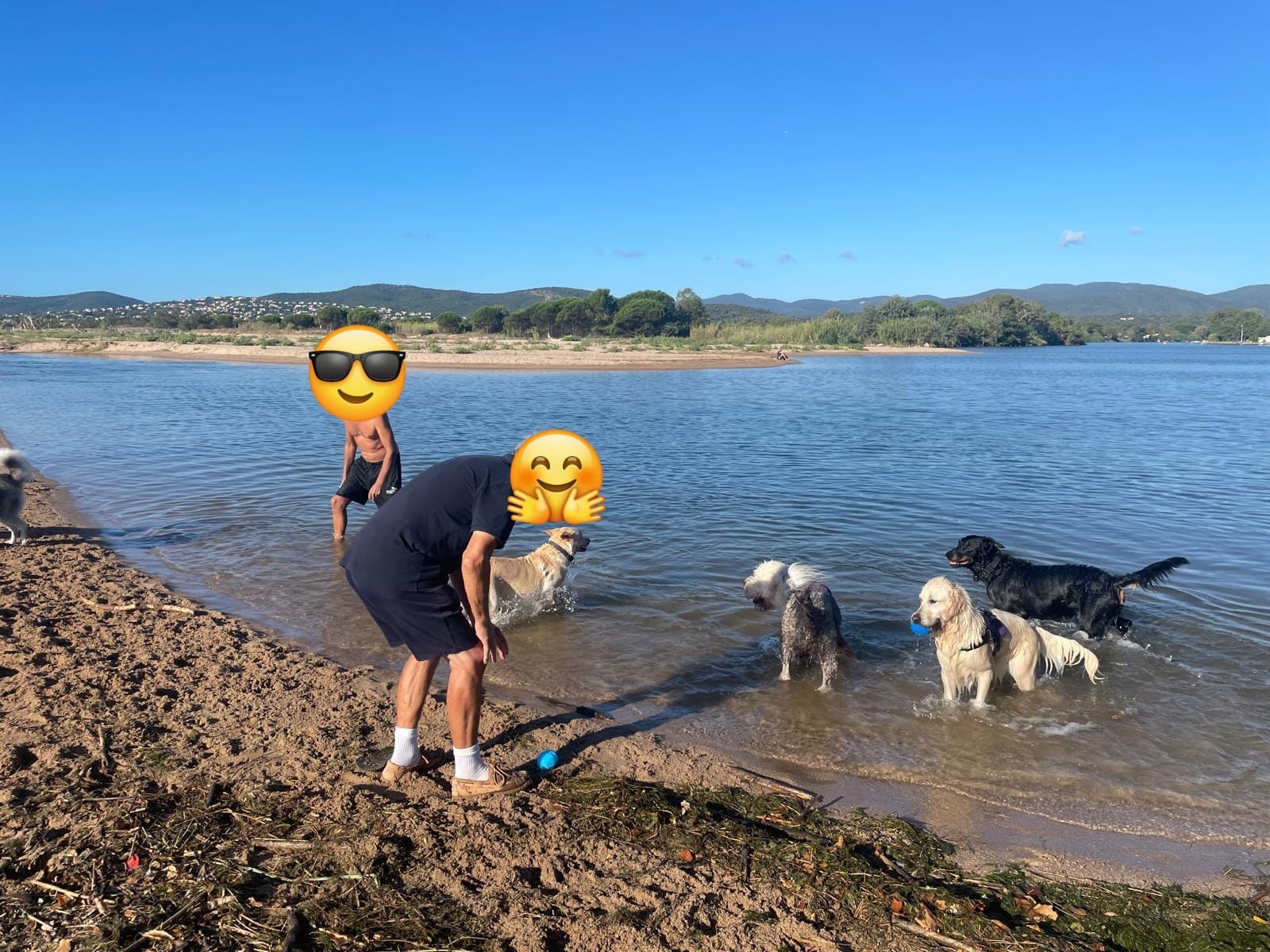 Plage autorisée aux chiens pour nos locations de location-var.com, la plage du Pacha à Fréjus